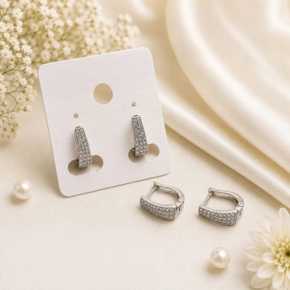 Stellara Crystal Hoops