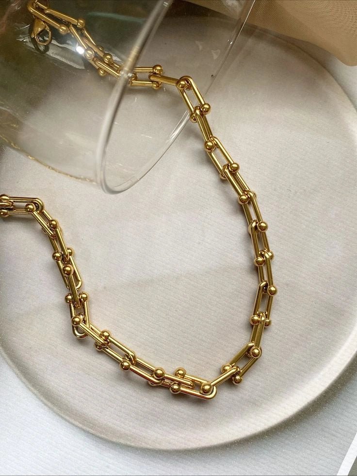 Aurelia Link Gold Chain Necklace