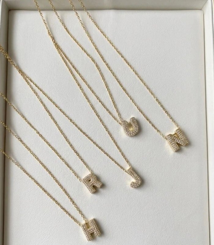 Monogram Luxe Alphabet Necklaces