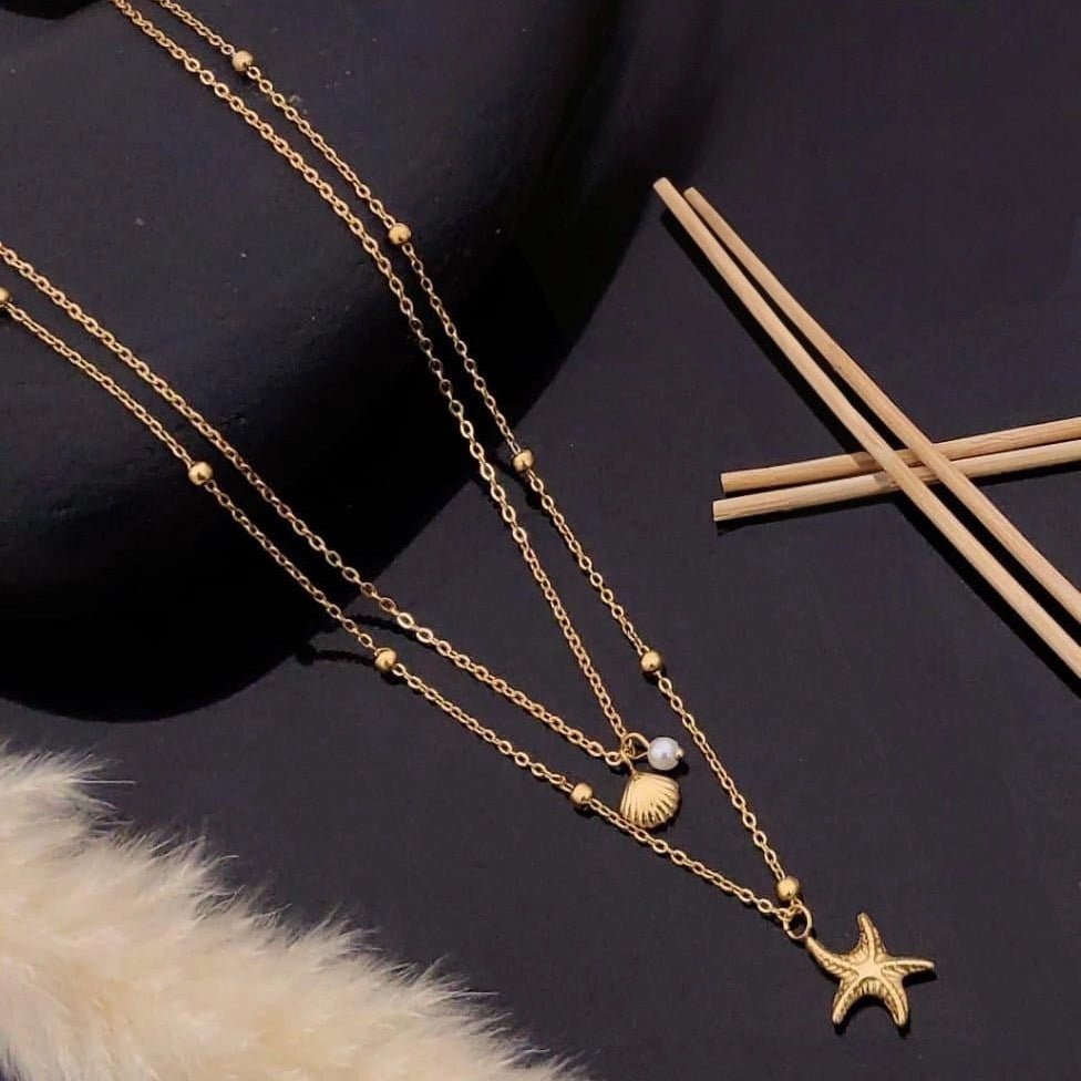 Ocean Starfish Layered Necklace