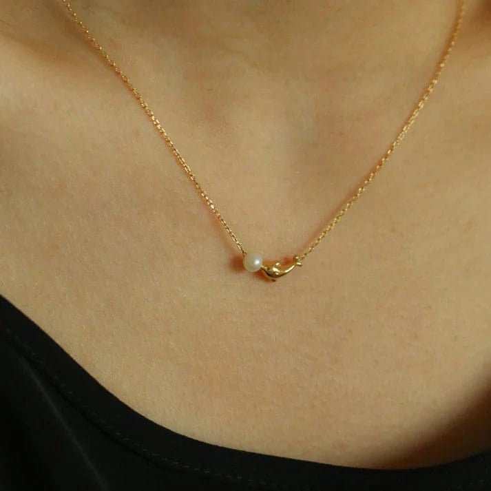 Pearl Whisper Gold Necklace