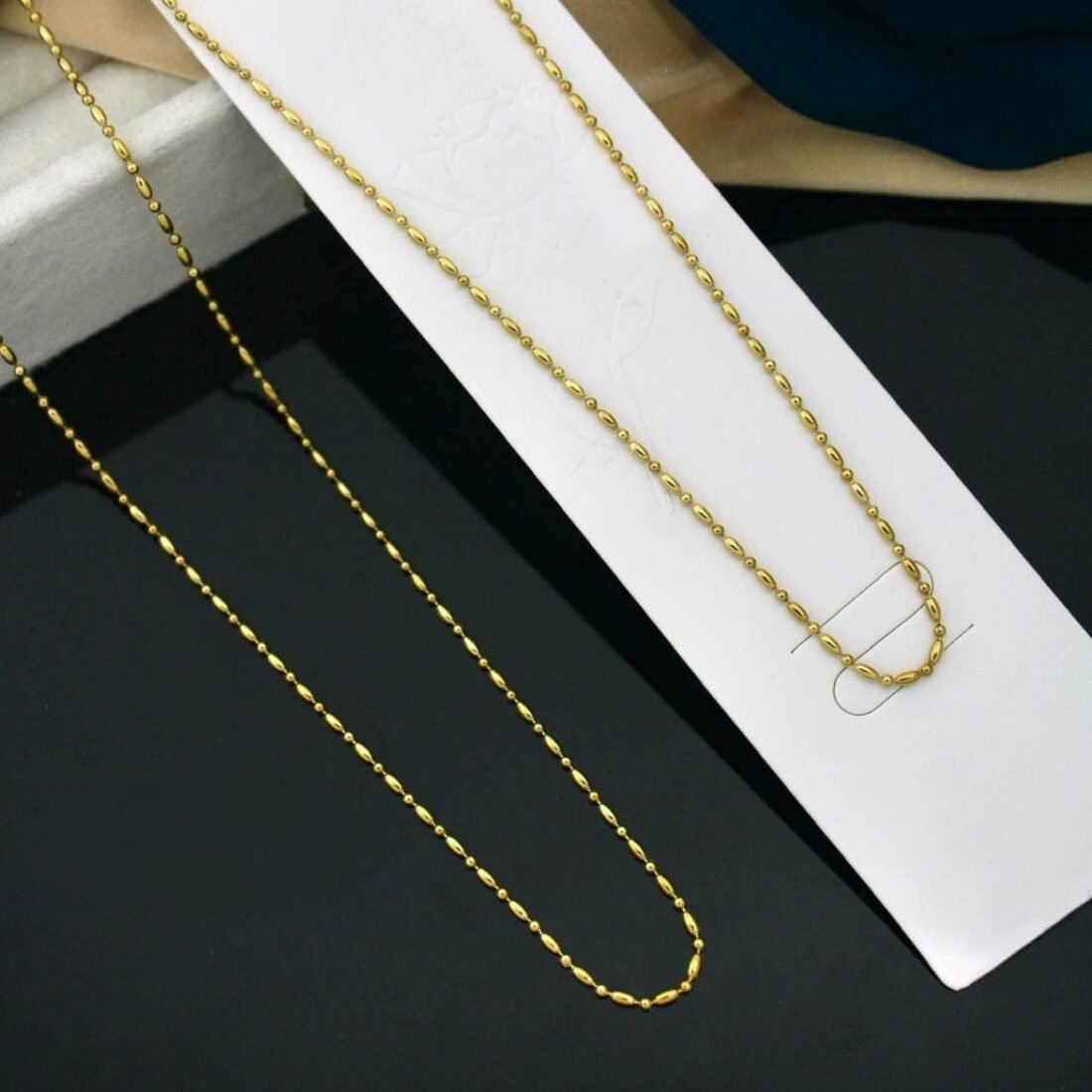 Lunara Mini Oval Gold Chain