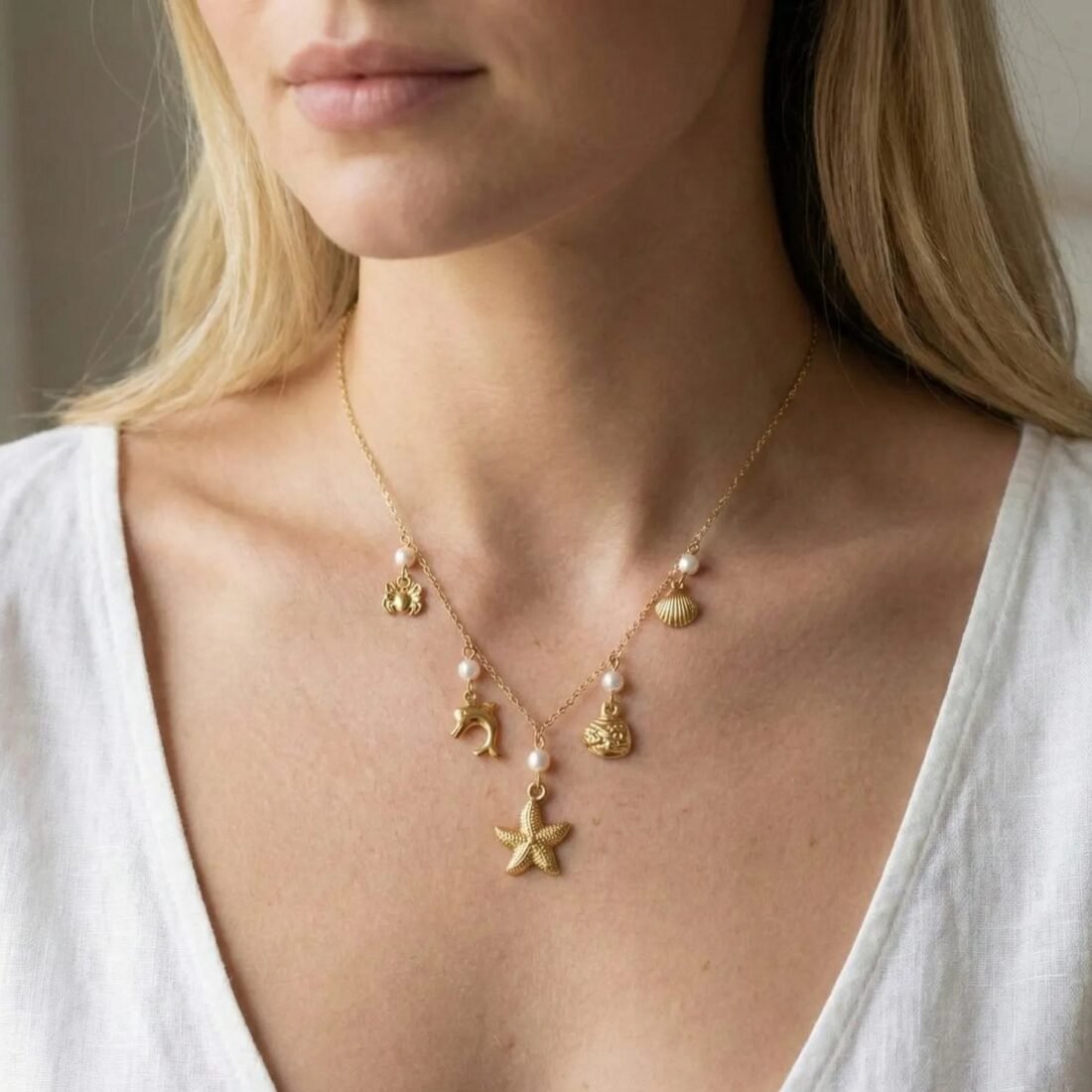 Ocean Charm Necklace