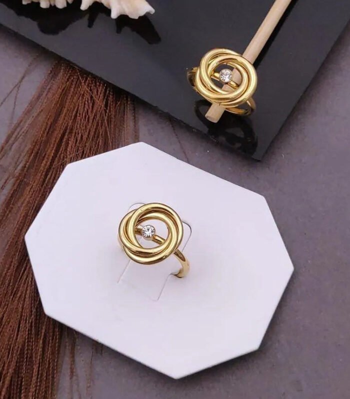 Golden Loop Ring