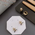 Celestial Star Huggie Earrings