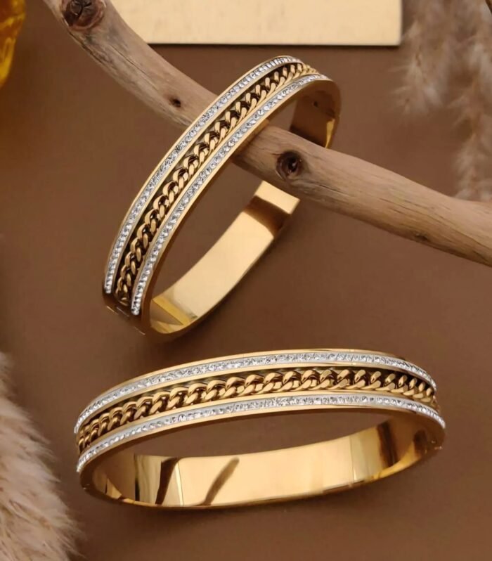 Golden Lattice Sparkle Kada