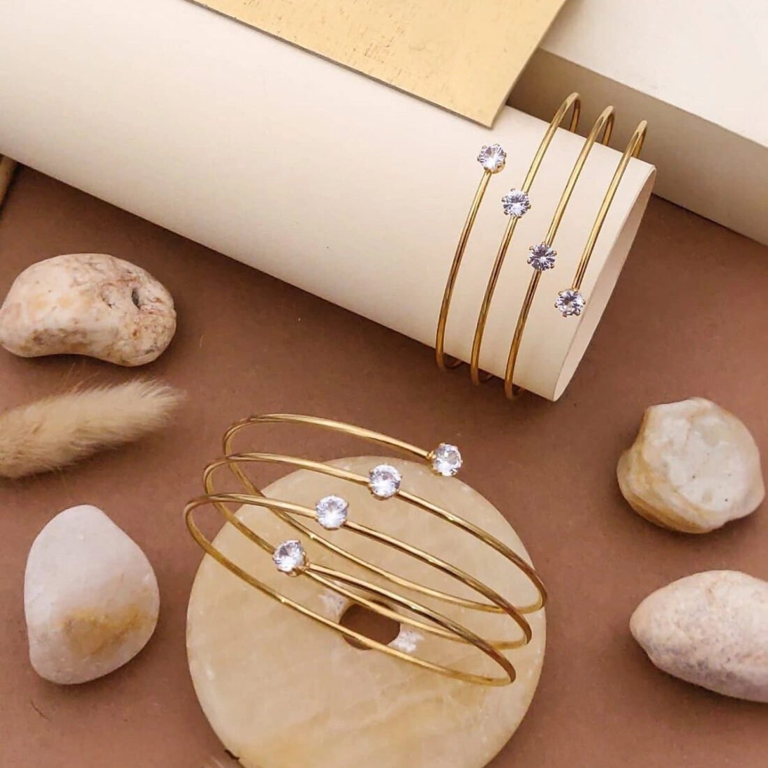 Crystal Spiral Elegance Kada