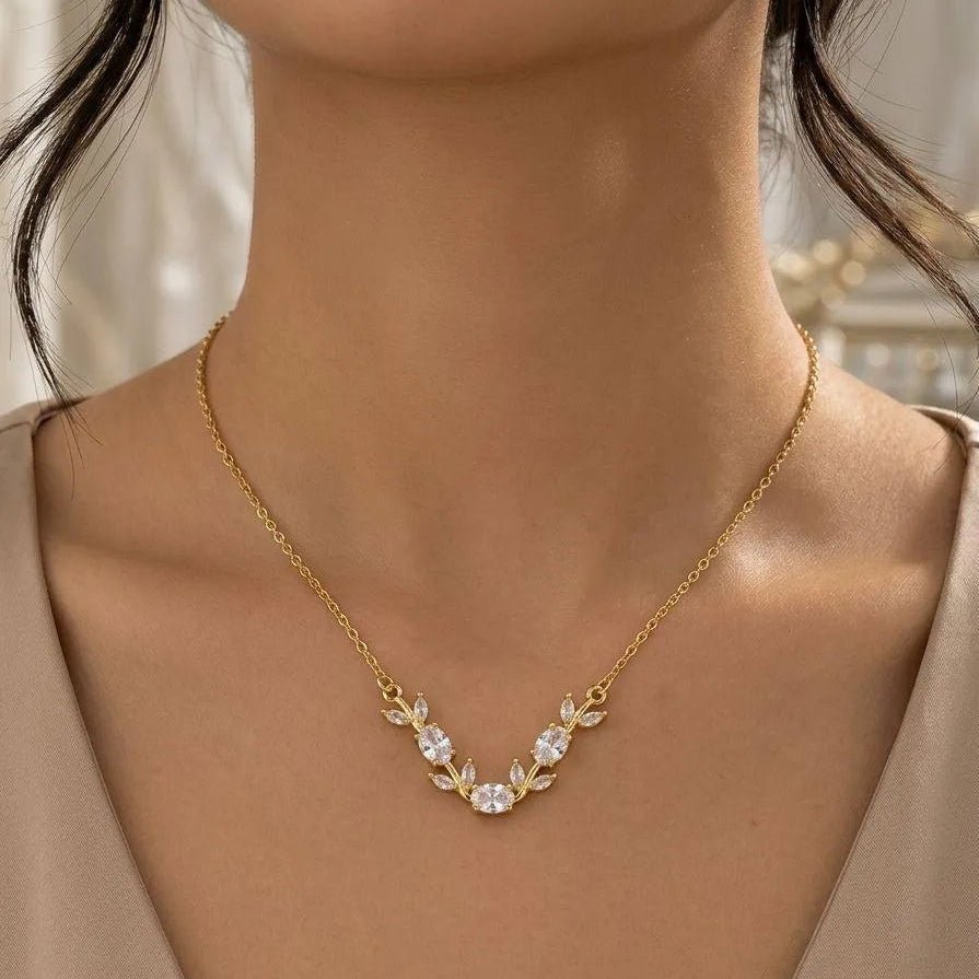 Crystal Vine Elegance Necklace