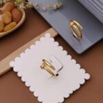 Elara Dual-Band Crystal Gold Ring