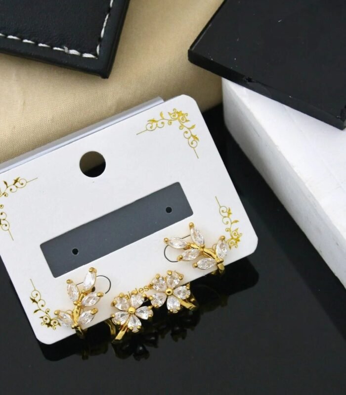 Aurora Leaf Blossom Earrings