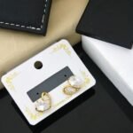 Luminous Teardrop Loop Earrings