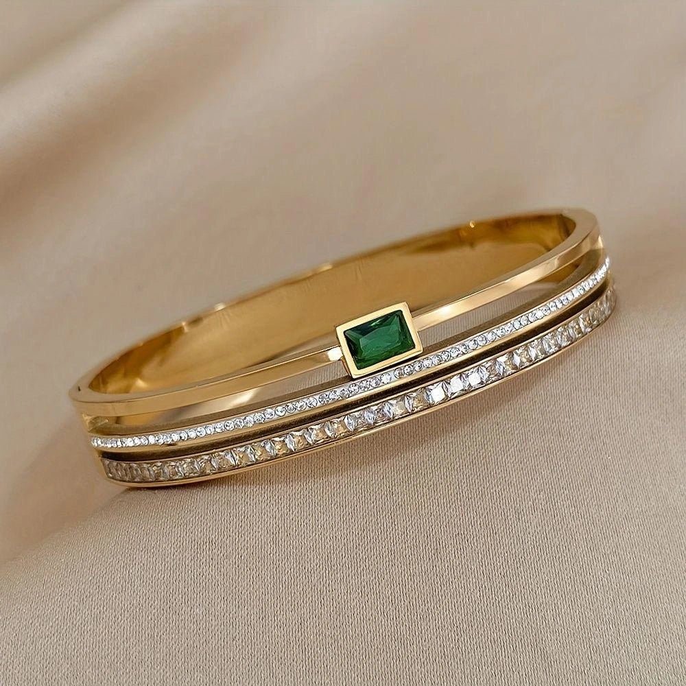 Emerald Luxe Crystal Kada