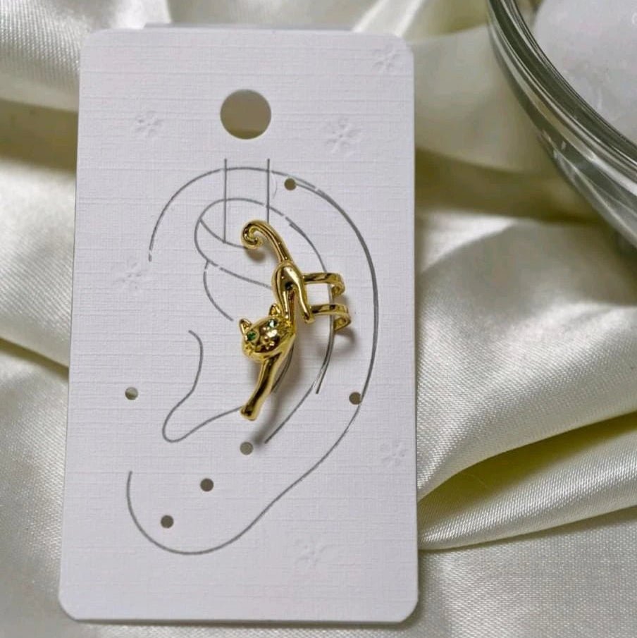 Felina Charm Cat Ear Cuff (Gold)