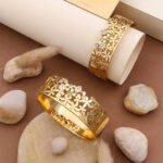 Floreva Crystal Gold Kada