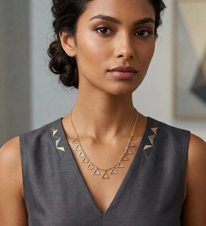 Geometric Triangle Glow Tanmaniya