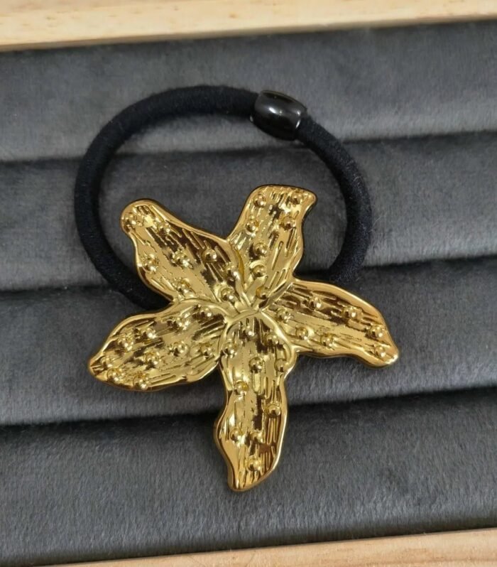 Gilded Blossom Hair Band
