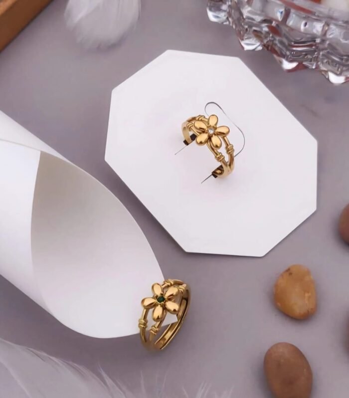 Blossom Aura Open Ring