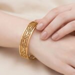 Golden Leaf Designer Kada