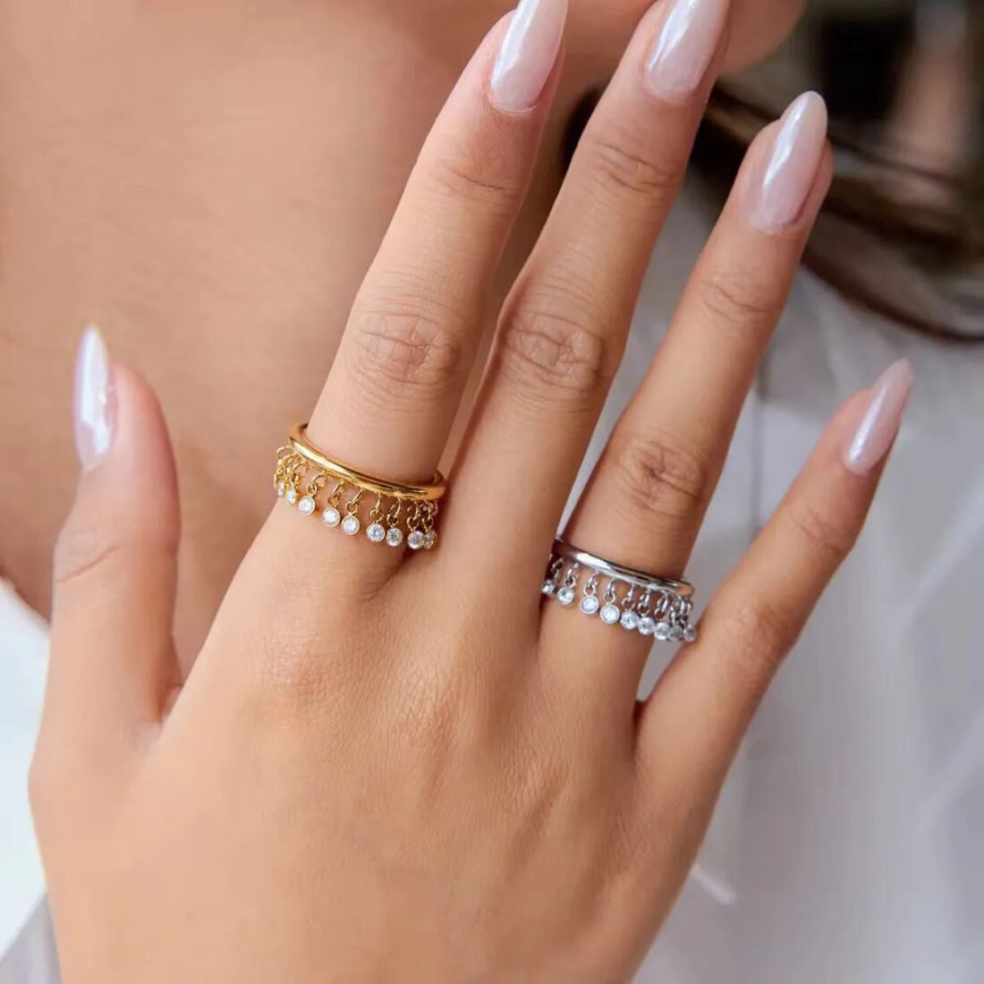 Luna Cascade Diamond Ring