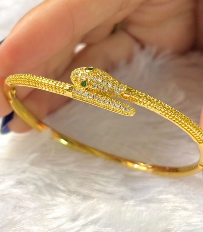 Golden Serpent Embrace Kada