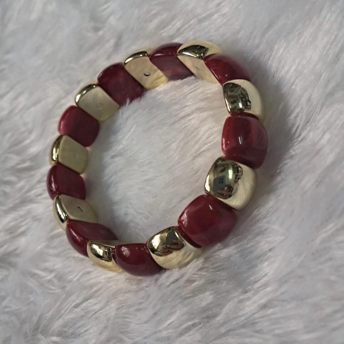 Ruby Link Luxe Bracelet