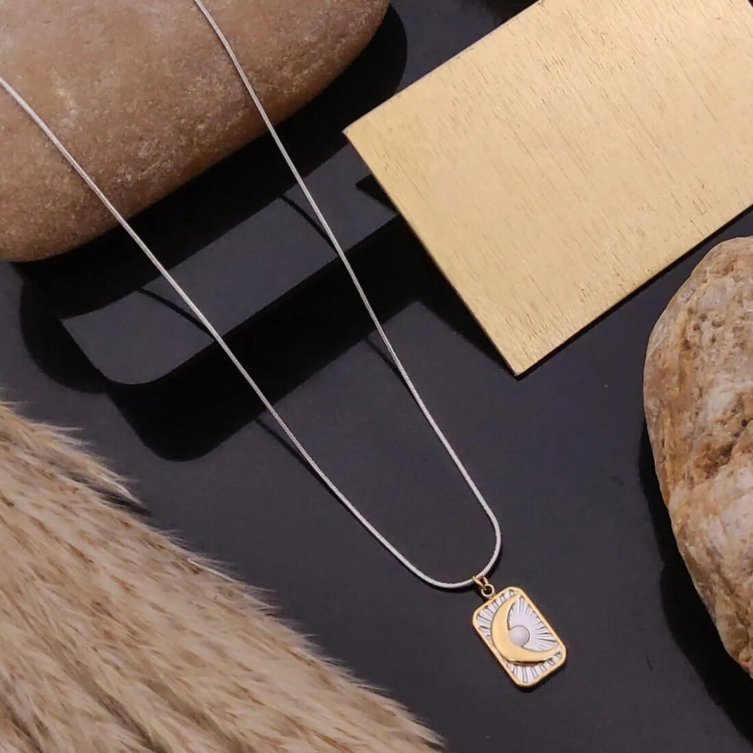 Lunar Glow Pendant Necklace