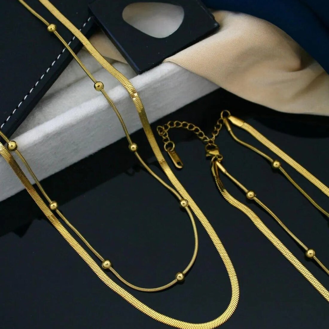 Luxe Layered Serpent Chain