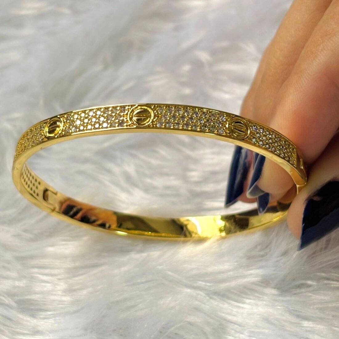 Luxe Crystal Screw Kada