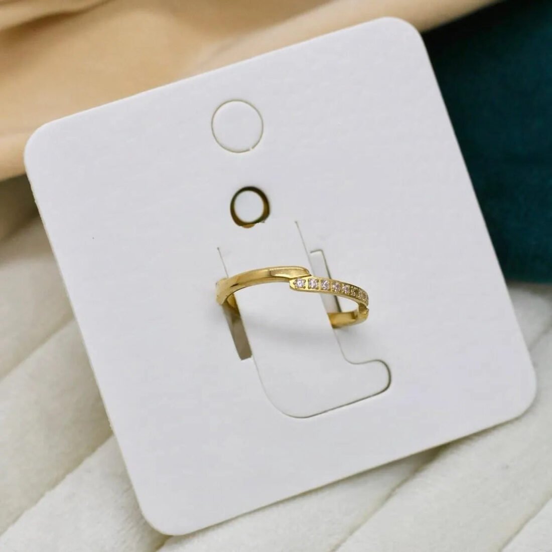 Lina Spark Minimal Gold Ring