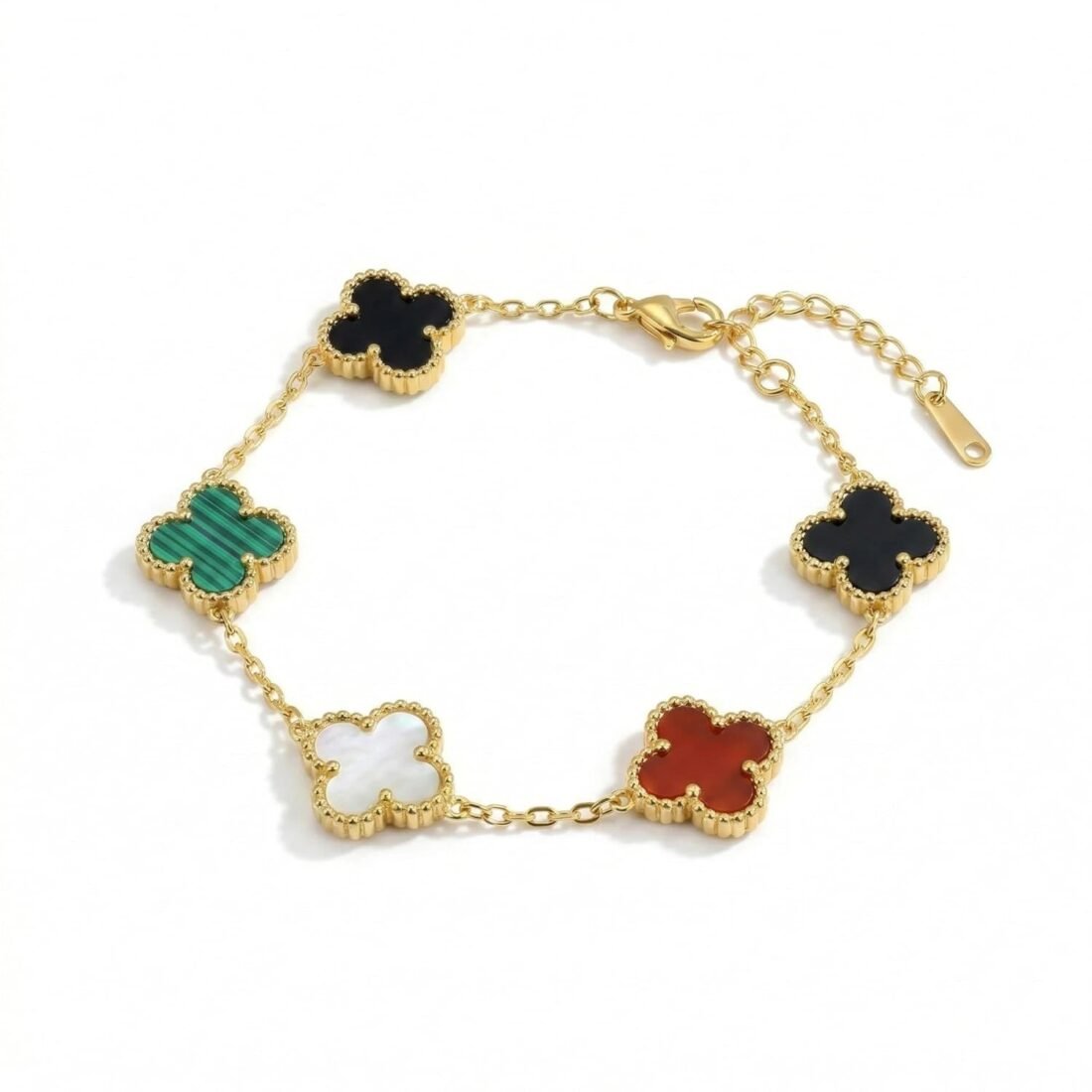 Multicolor Clover Luxe Bracelet
