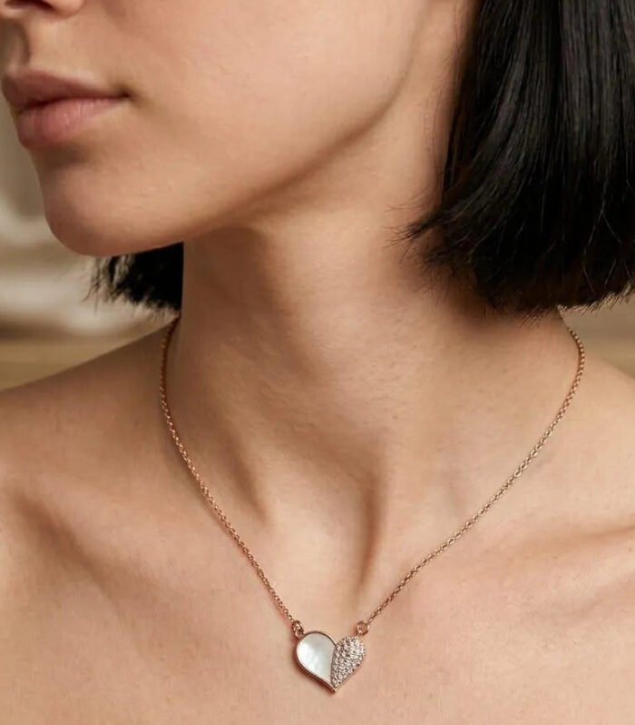 Pearl Heart Elegance Necklace