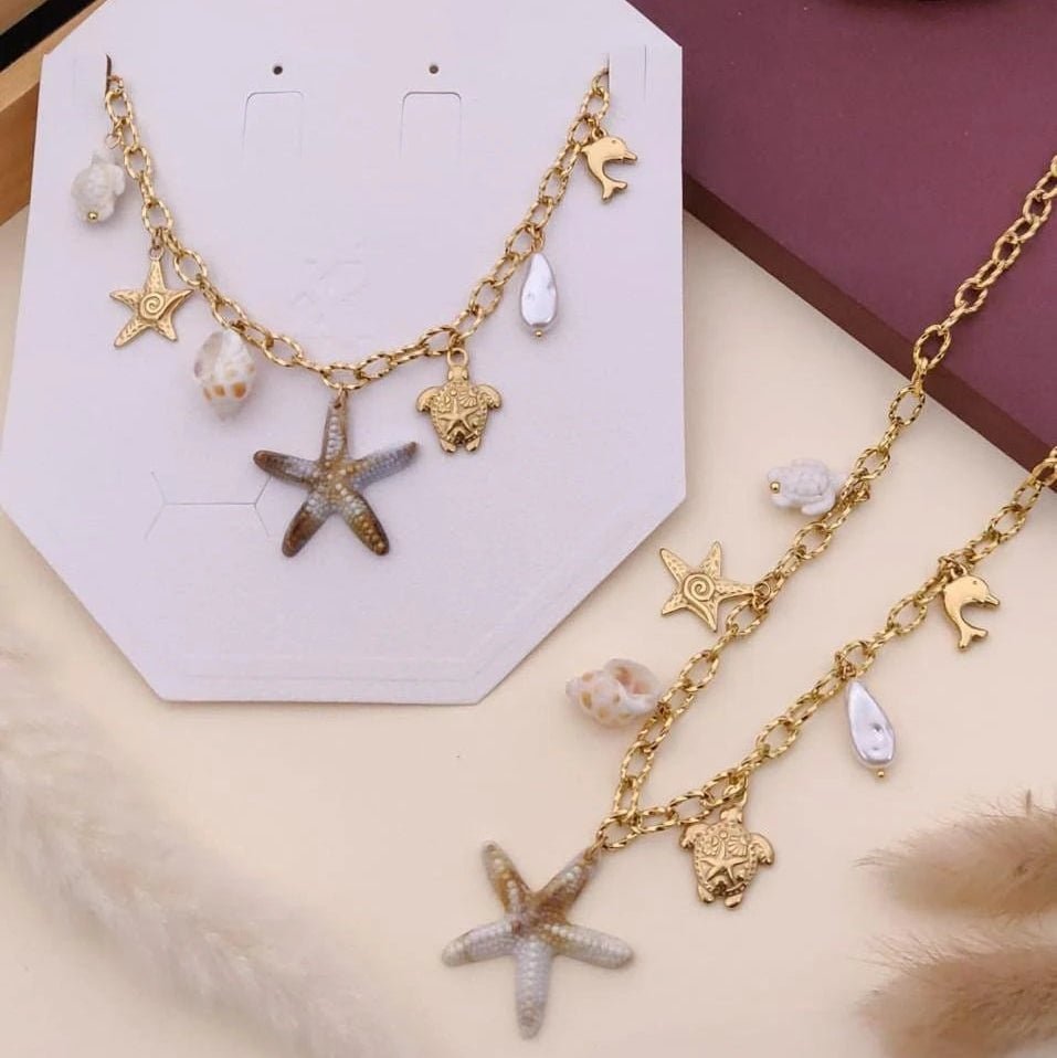 Seaside Treasures Charm Necklace