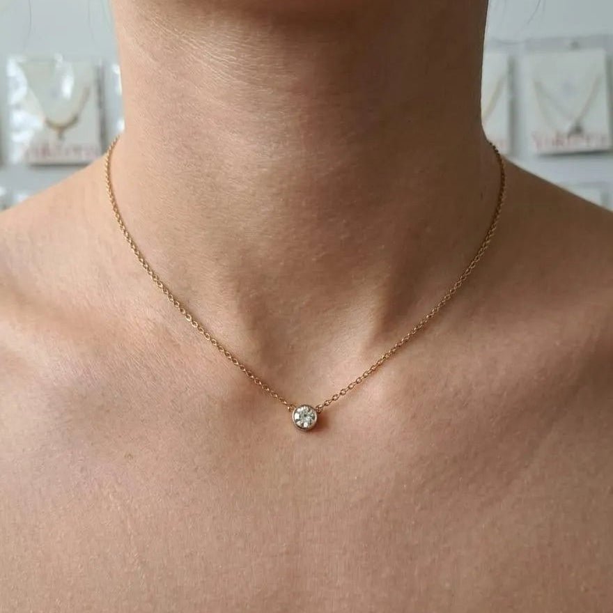 Solitaire Spark Necklace