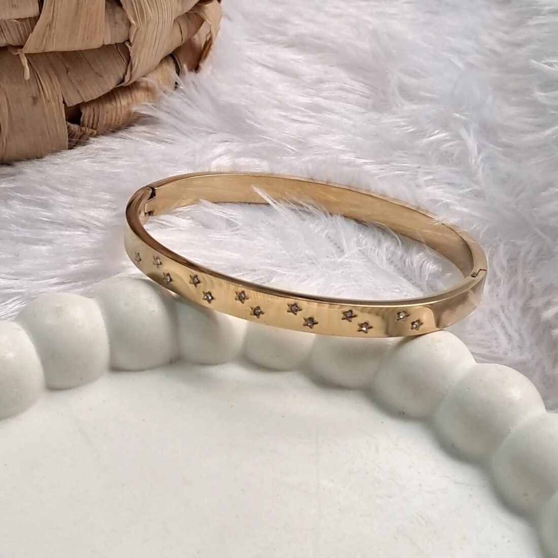 Starlight Crystal Gold Kada