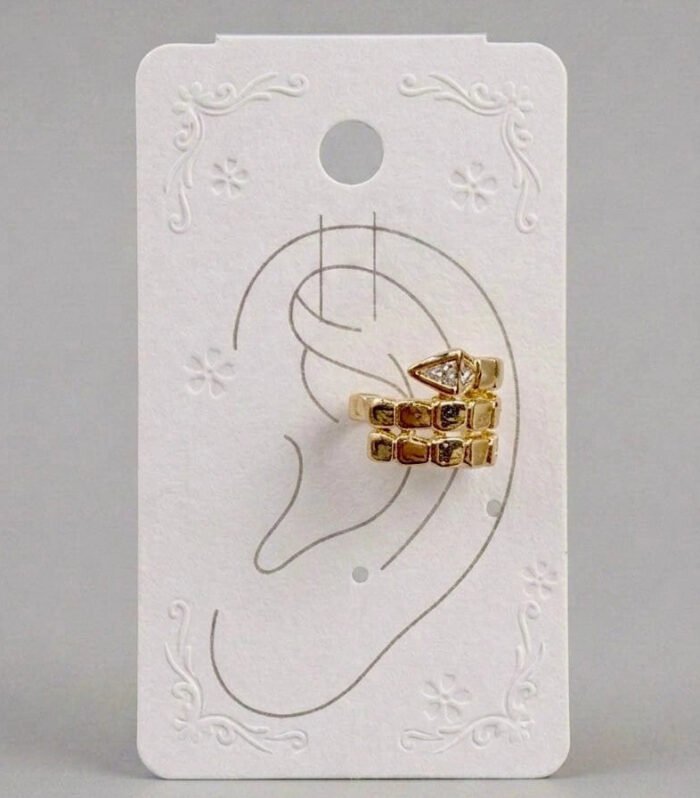 Urban Grid Cuff Earring