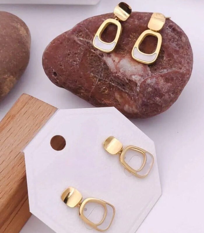 Modern Minimal Drop Earrings